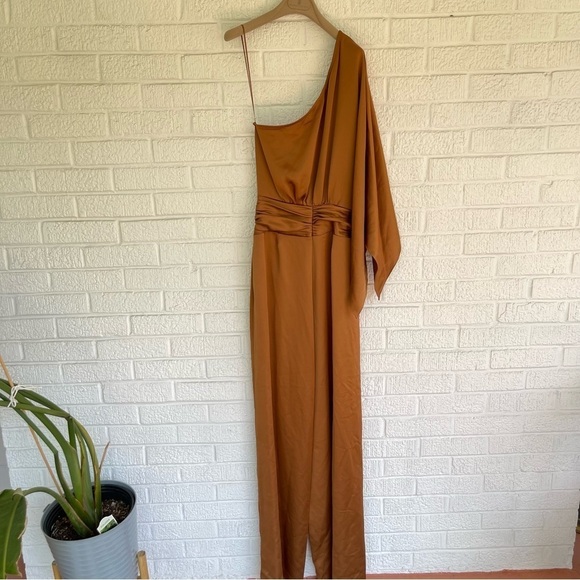 NEW Ramy Brook Simone Jumpsuit E0222500 Copper Size 6 NWT - Picture 4 of 11